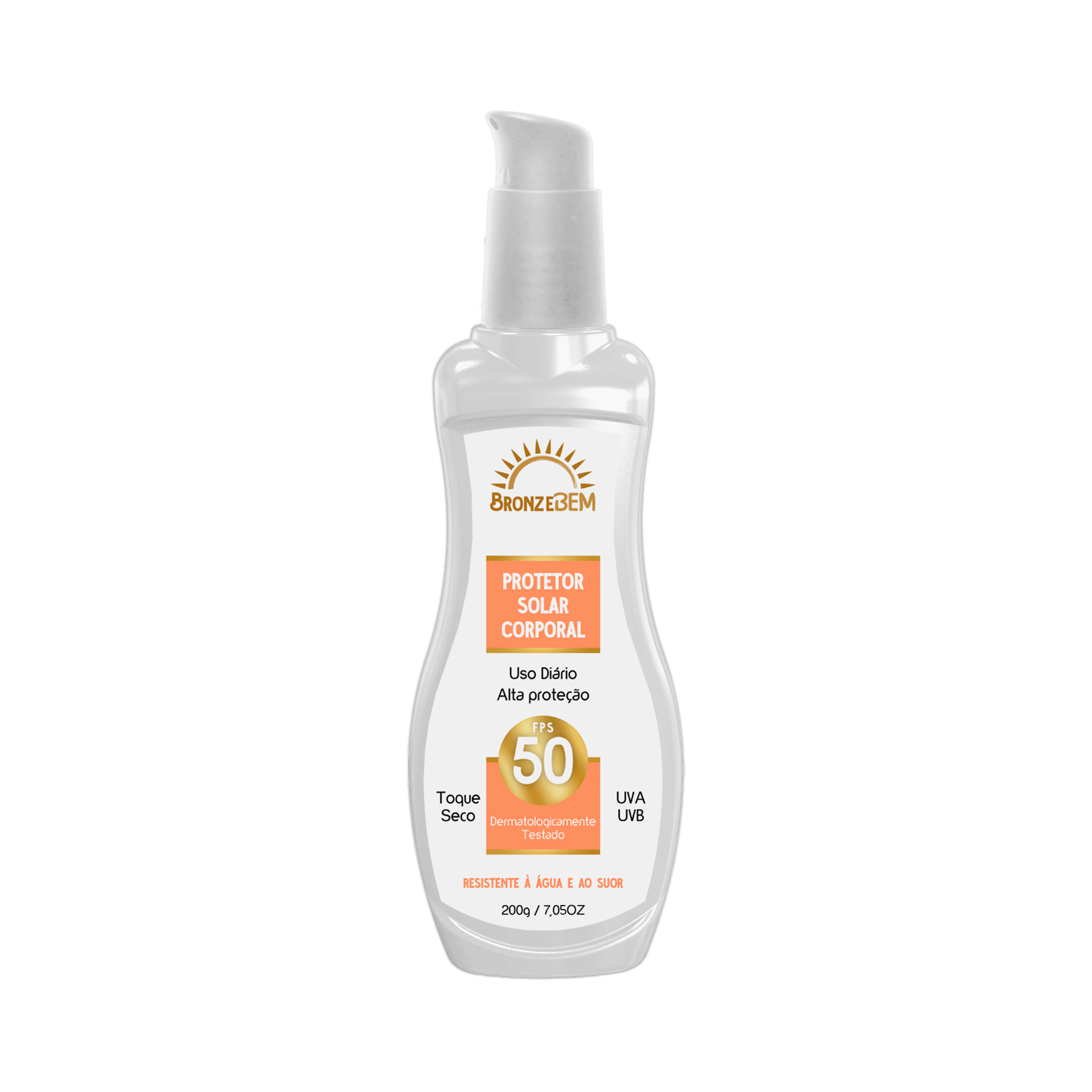Protetor Solar Corporal FPS 50 Proteção UVA e UVB 200ml