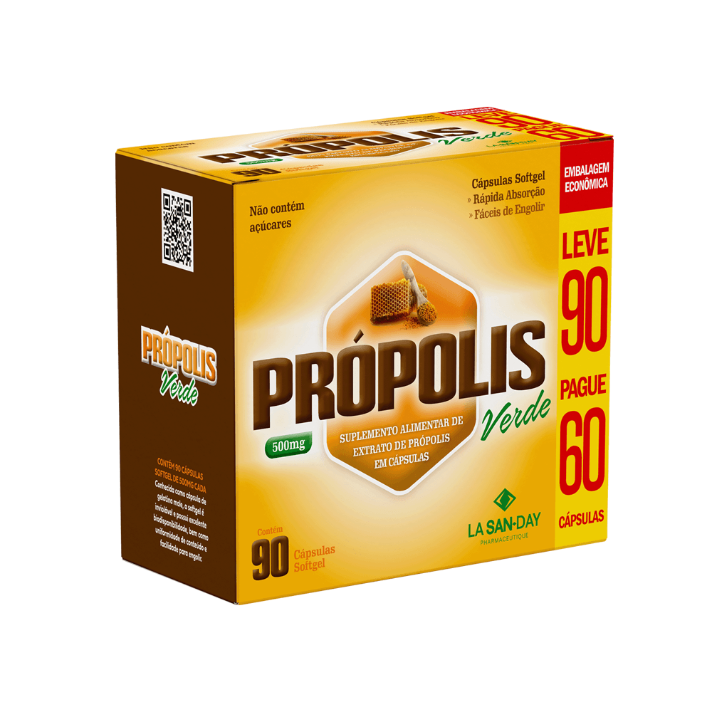 Suplemento Alimentar de Extrato de Própolis em Cápsulas