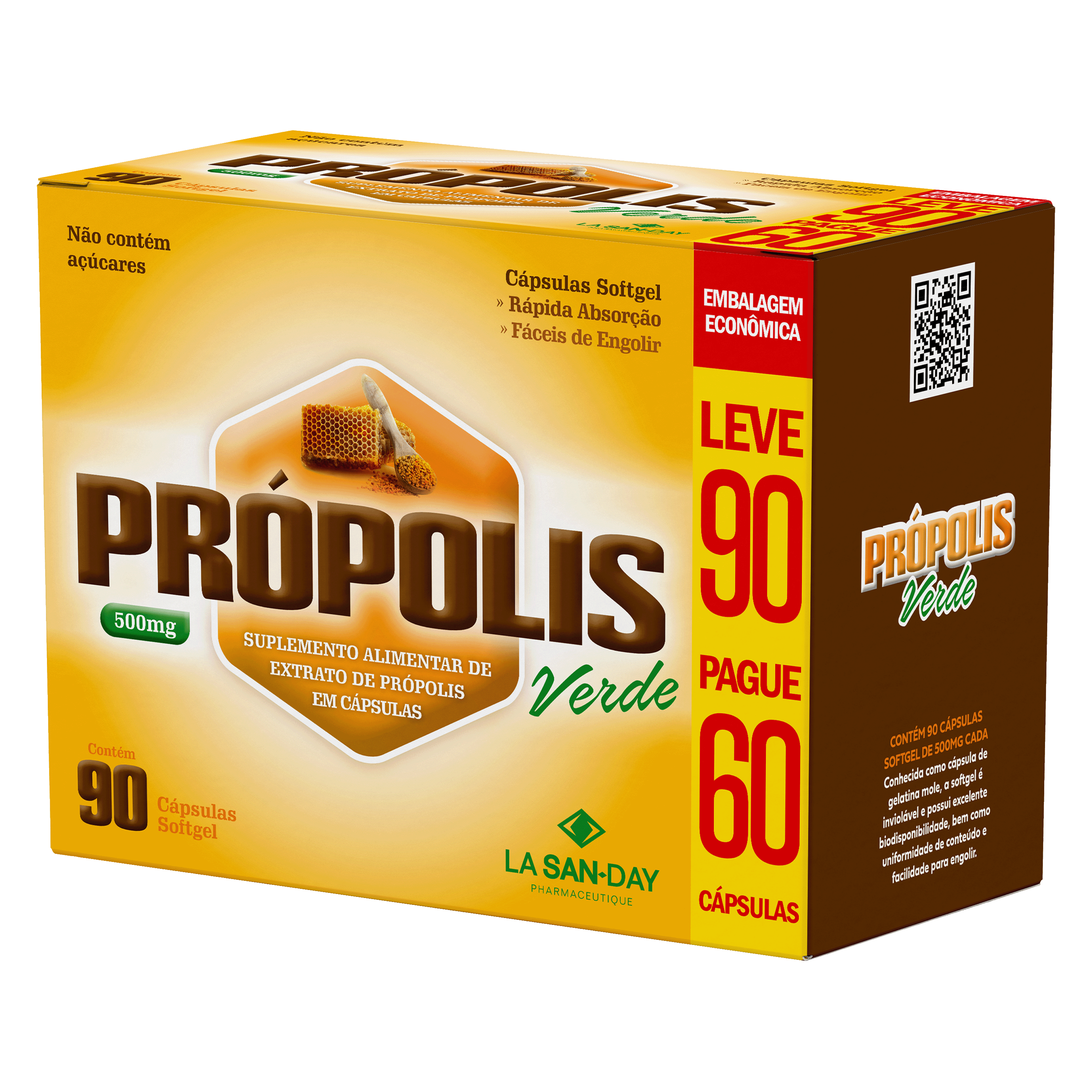 Suplemento Alimentar de Extrato de Própolis em Cápsulas