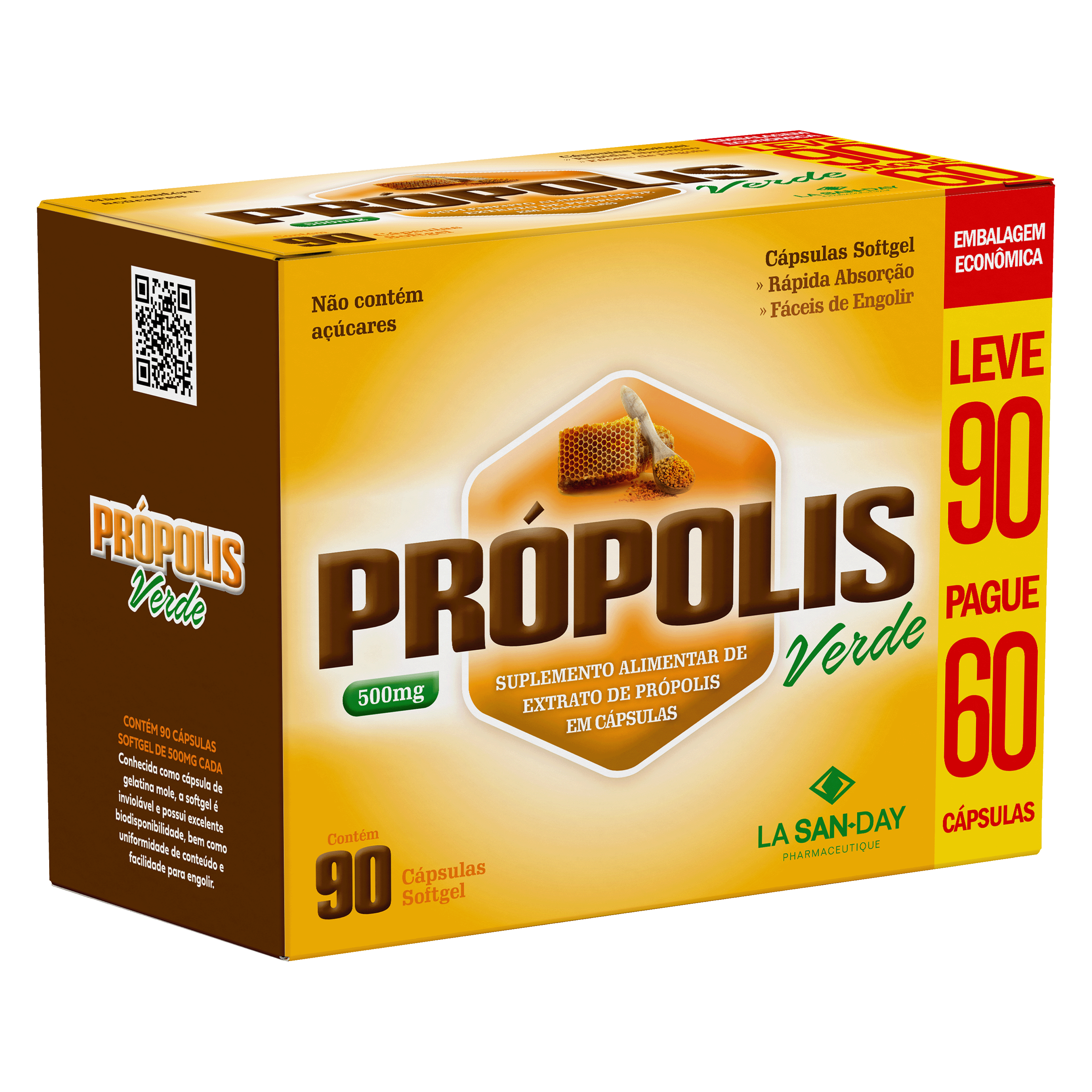 Suplemento Alimentar de Extrato de Própolis em Cápsulas