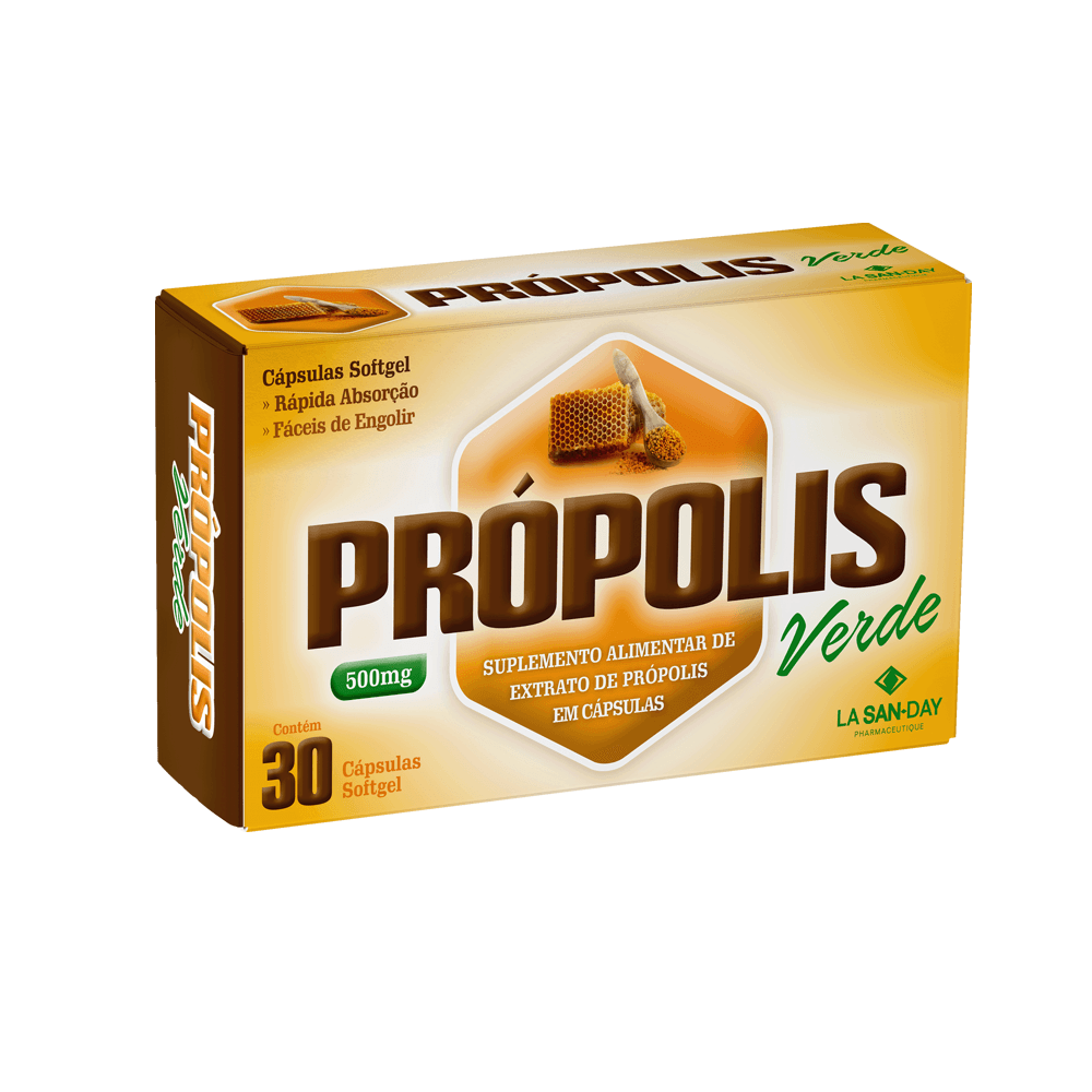 Suplemento Alimentar de Extrato de Própolis em Cápsulas