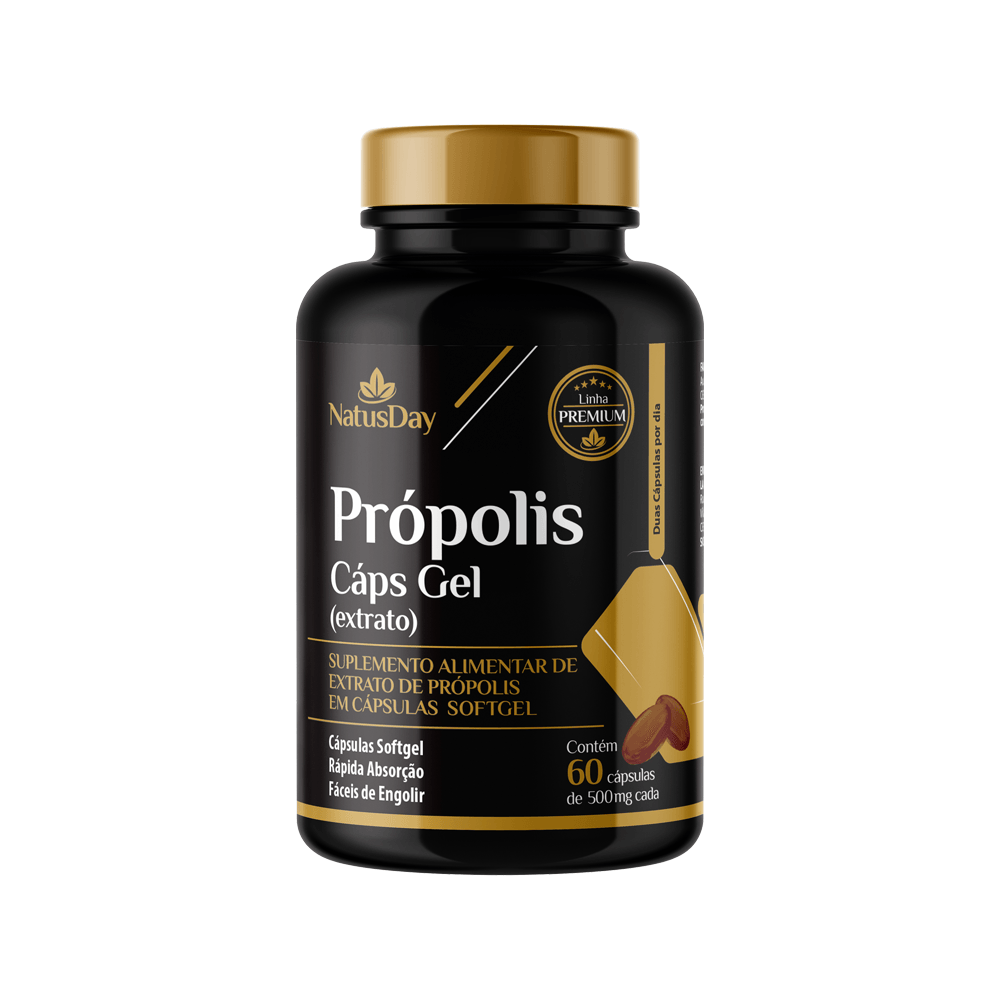 Suplemento Alimentar de Extrato de Própolis em Cápsulas