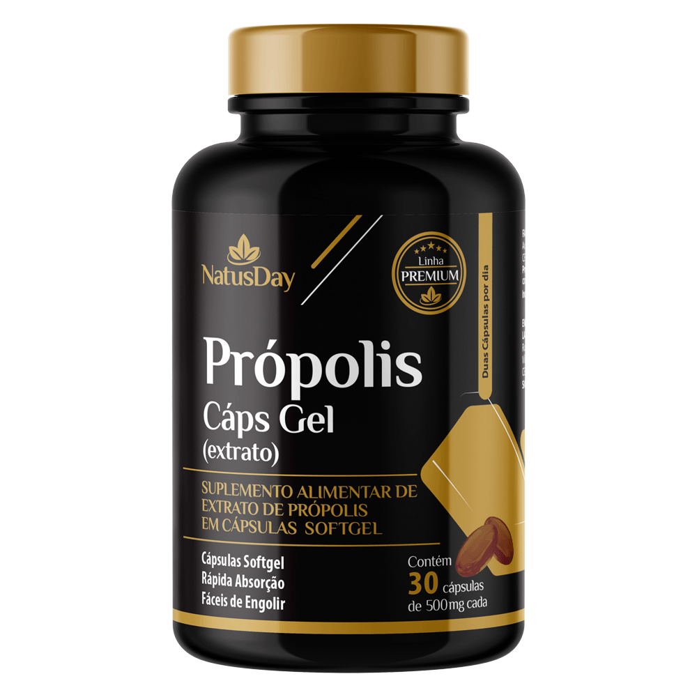 Suplemento Alimentar de Extrato de Própolis em Cápsulas