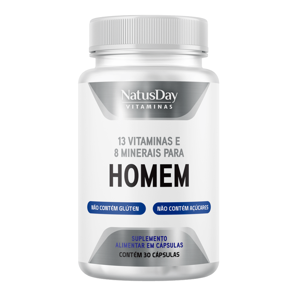 Suplemento Alimentar Polivitamínico para Homens Natusday
