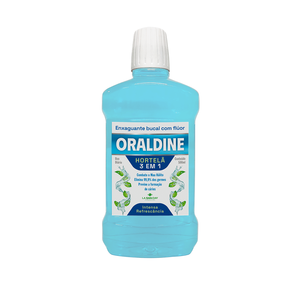 Enxaguante Bucal Oraldine Menta 500ml
