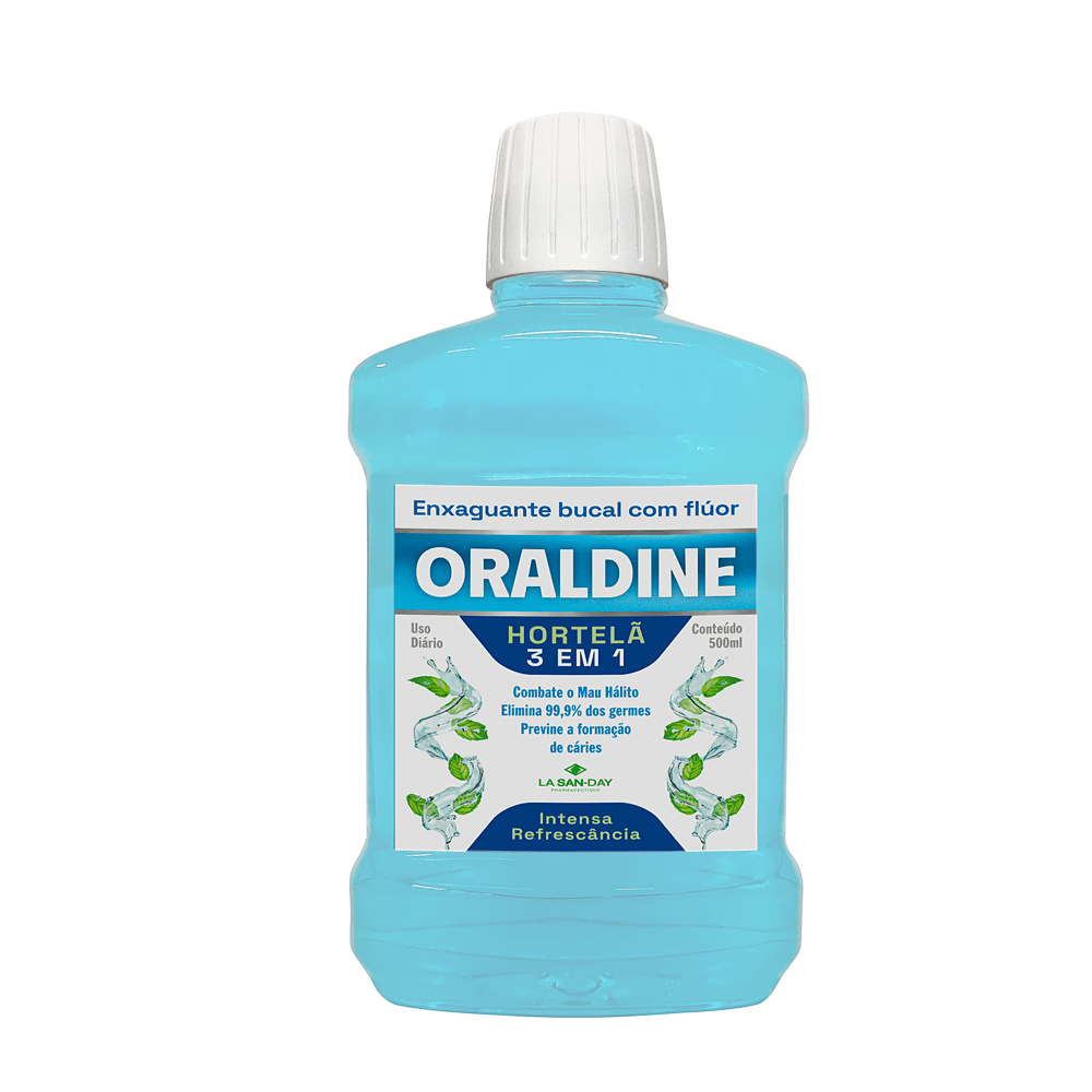 Enxaguante Oraldine Hortelã 500ml