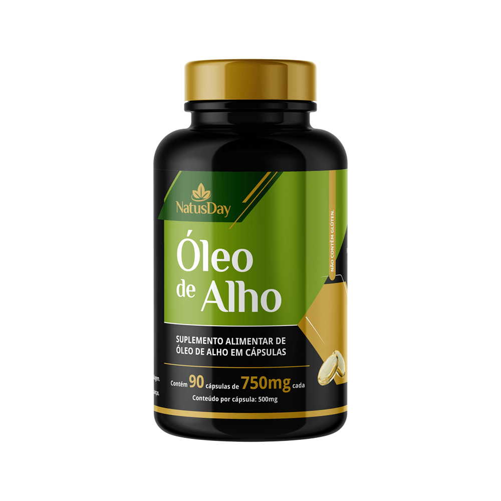 Suplemento Alimentar De Óleo De Alho 90 Cápsulas