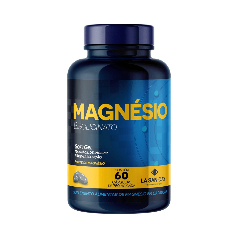 Magnésio Bisglicinato 60 Cápsulas Suplemento Alimentar