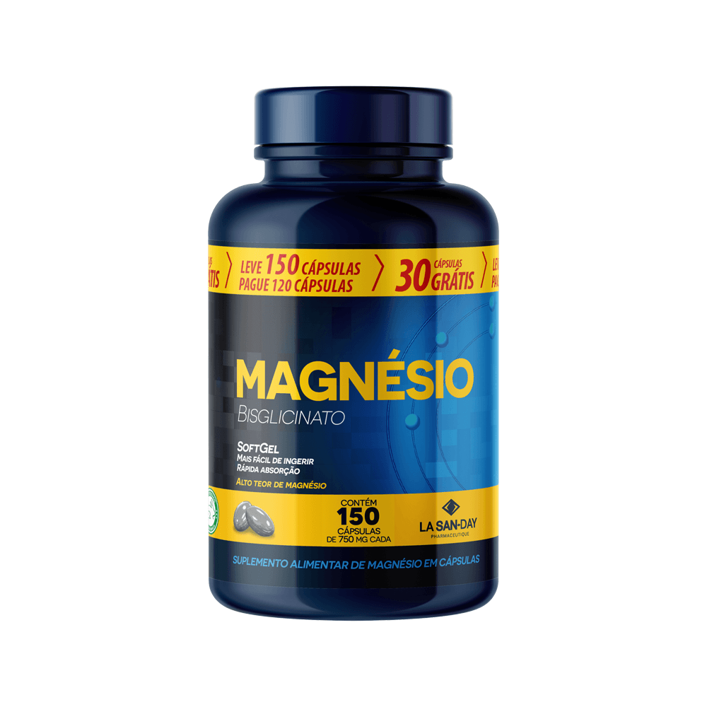Magnésio Bisglicinato 150 Cápsulas Softgel