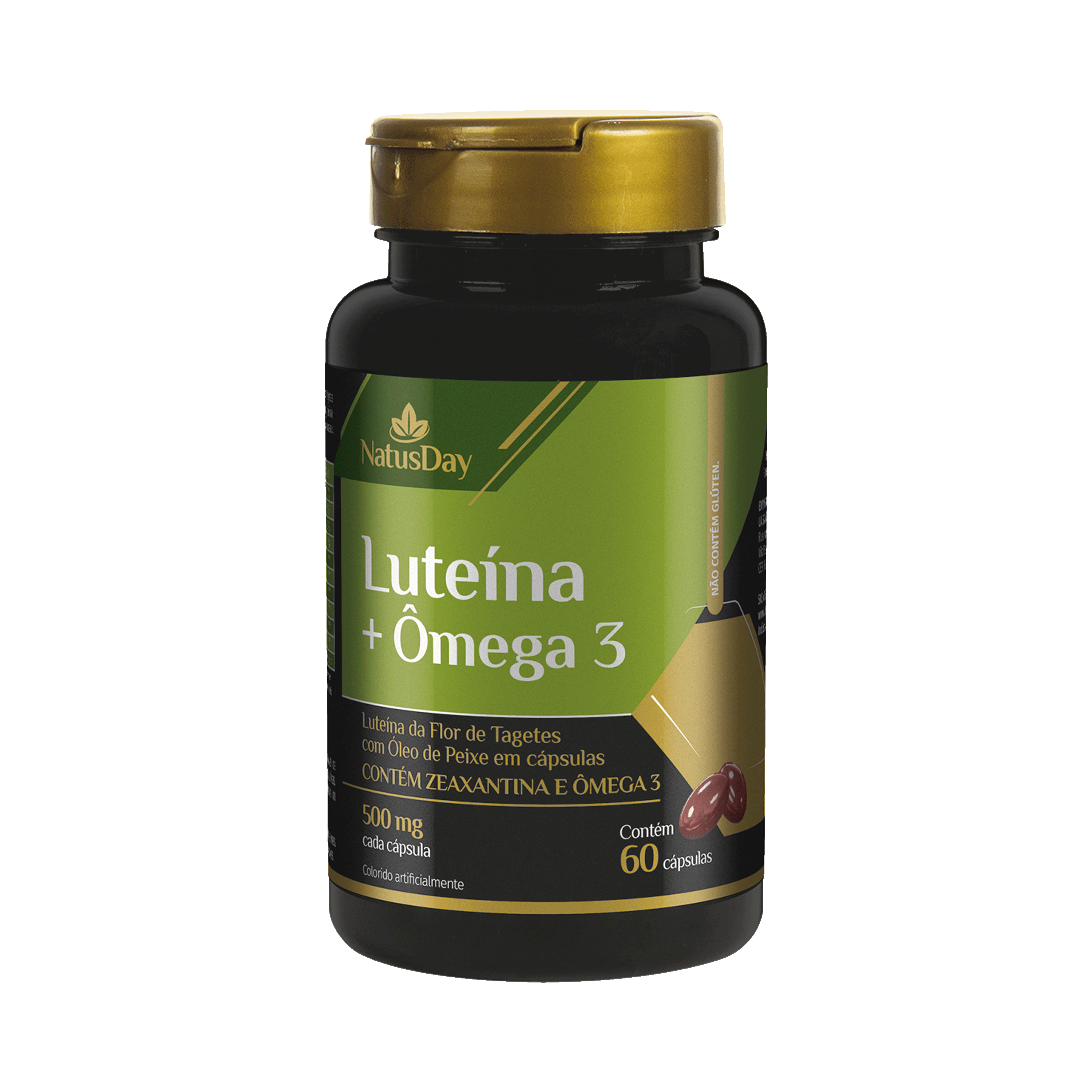 Suplemento Alimentar de Ômega 3 e Luteína 60 Cápsulas Softgel