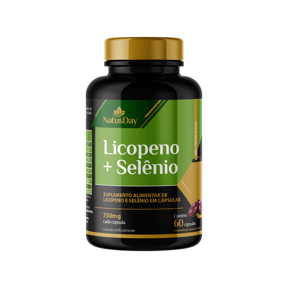 Licopeno + Selênio Natusday 60 Cápsulas