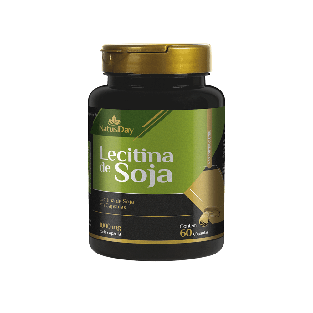 Suplemento Alimentar de Lecitina de Soja em Cápsulas