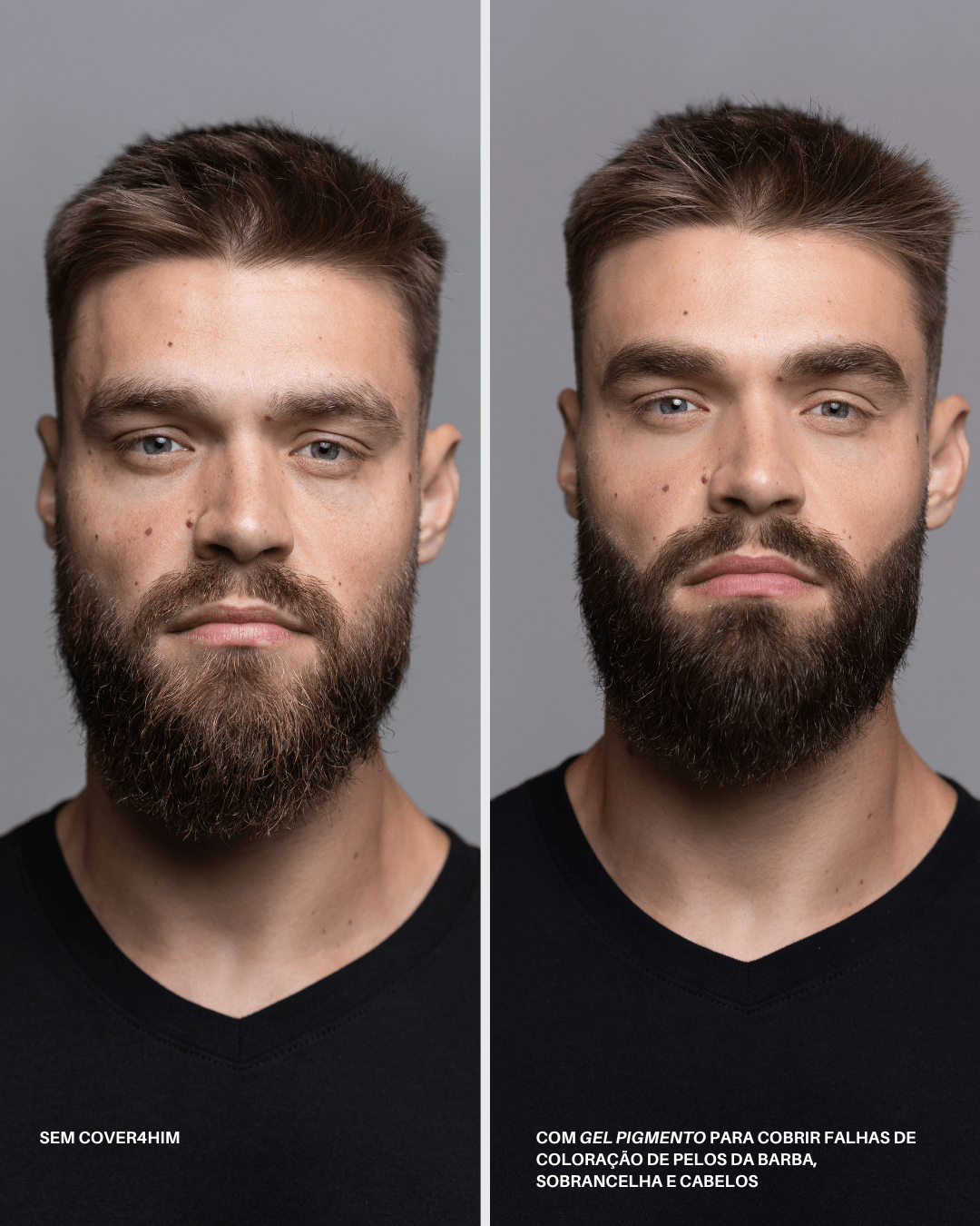 Gel Pigmento para Barba e Sobrancelhas Cover