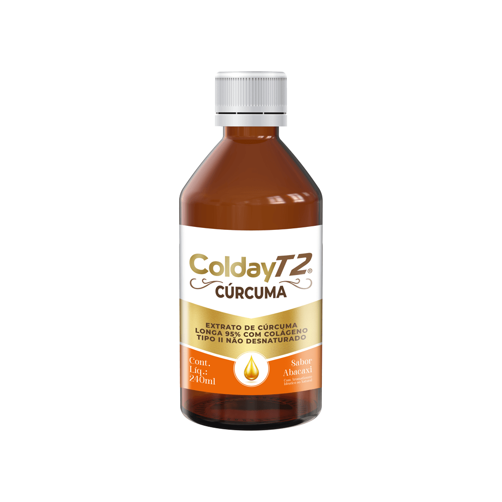 Suplemento Alimentar De Extrato De Cúrcuma 95% E Colágeno Tipo Ii