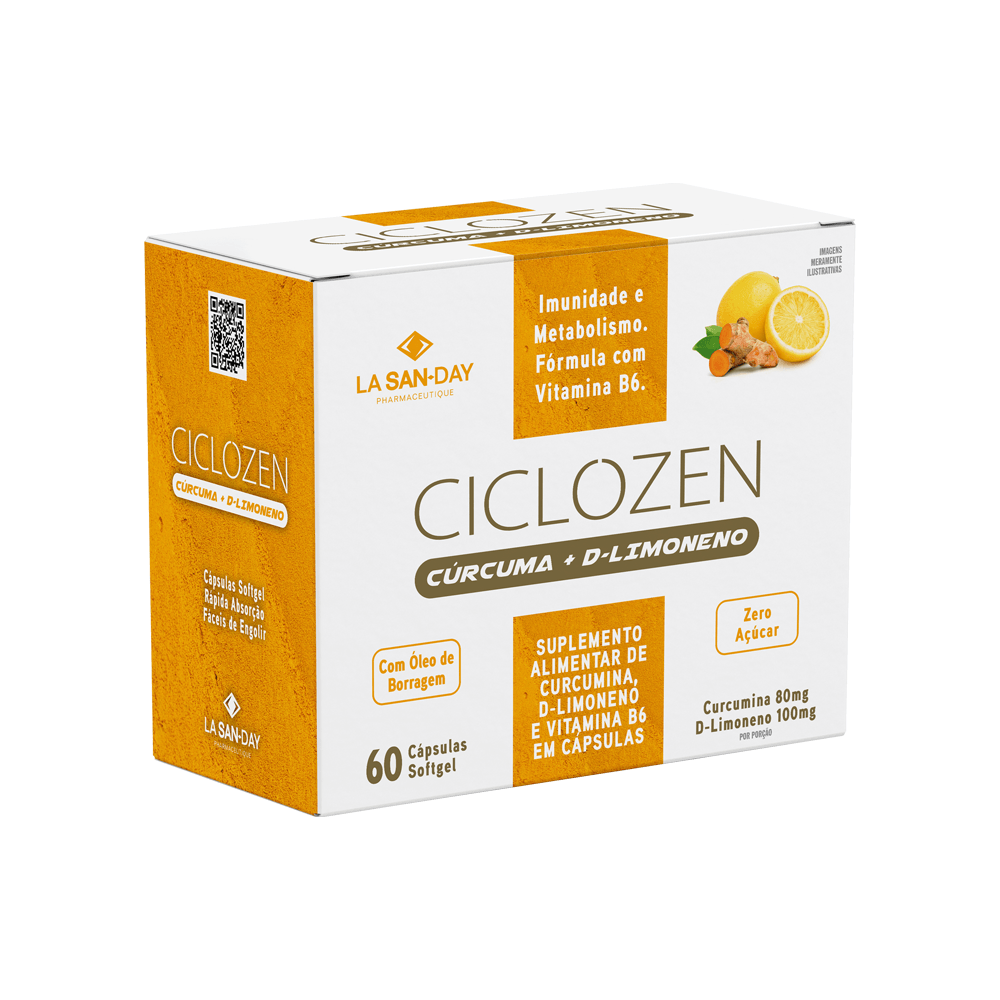 Suplemento de Curcumina e D-Limoneno 60 Cápsulas