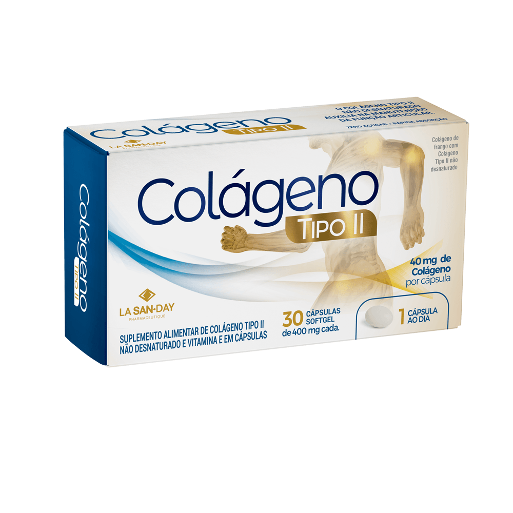 Colágeno Tipo 2 + Vitamina E 30 Cápsulas