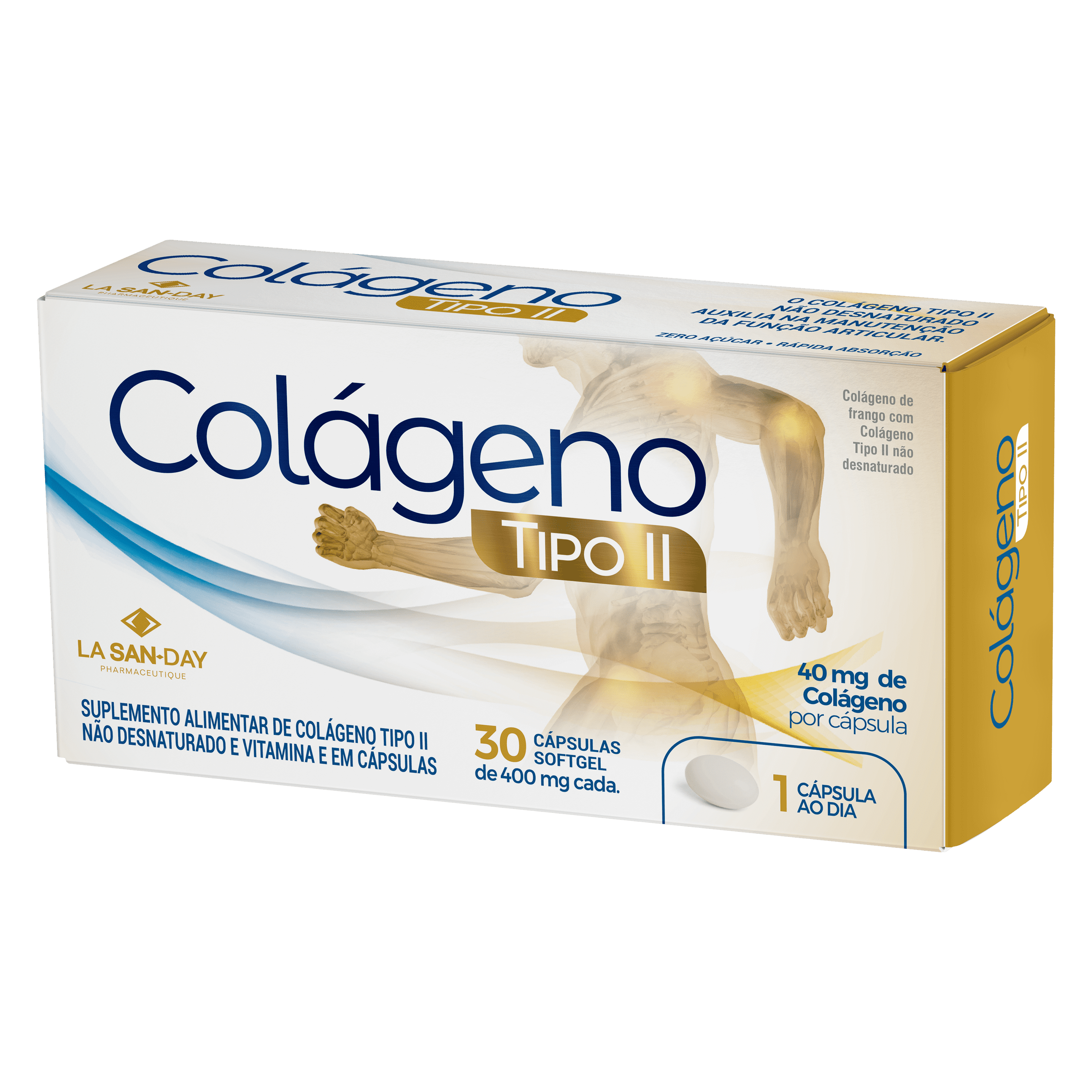 Colágeno Tipo 2 + Vitamina E 30 Cápsulas