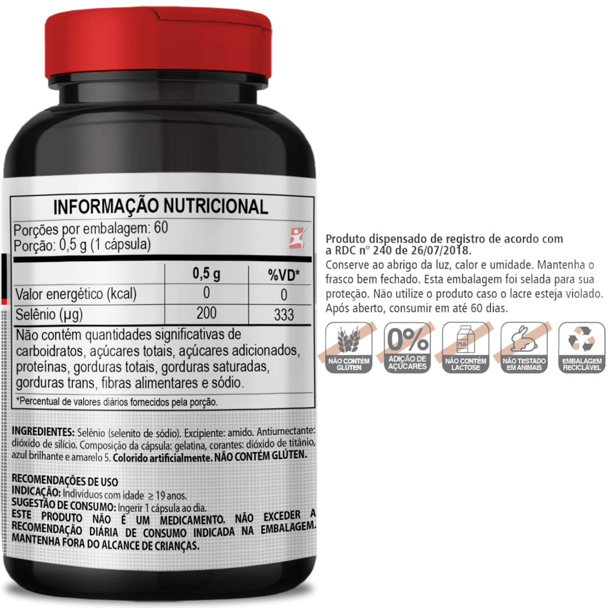 Selênio Clinicmais 60 Cápsulas