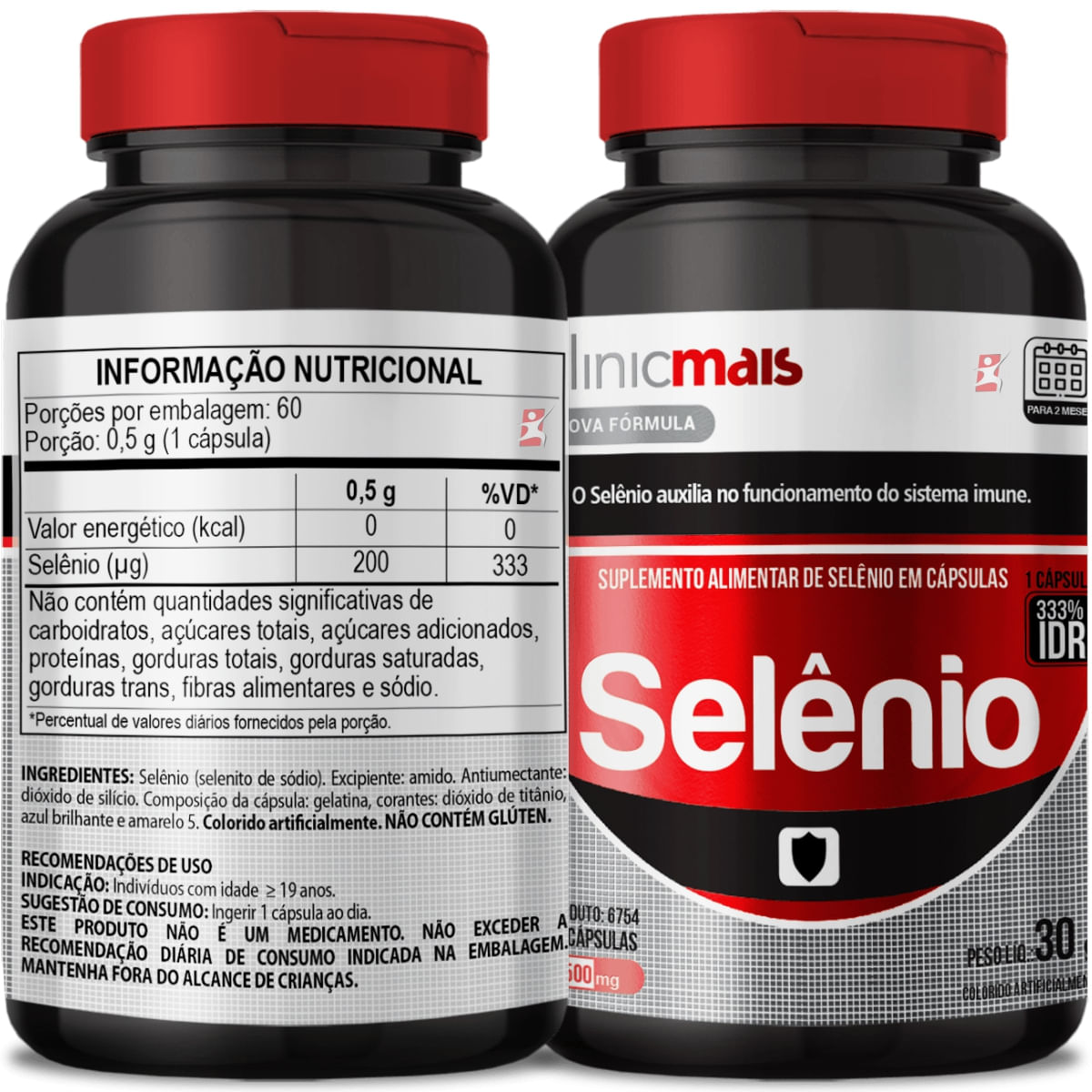 Selênio Clinicmais 60 Cápsulas