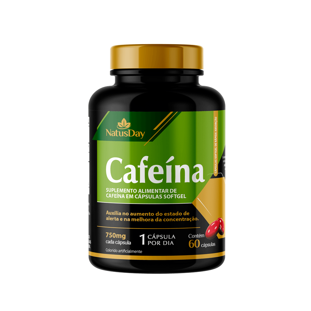 Suplemento Alimentar de Cafeína em Cápsulas Softgel