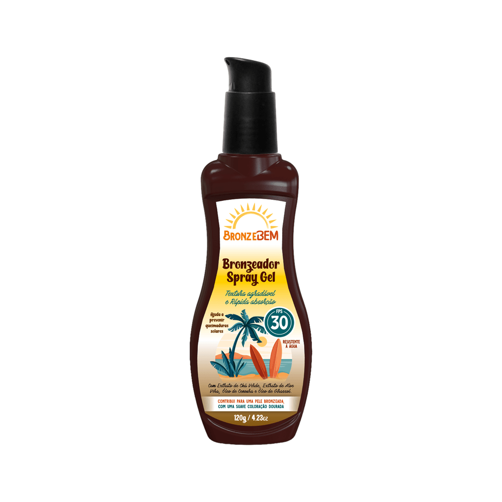 Bronzeador Spray Gel FPS 30 120g