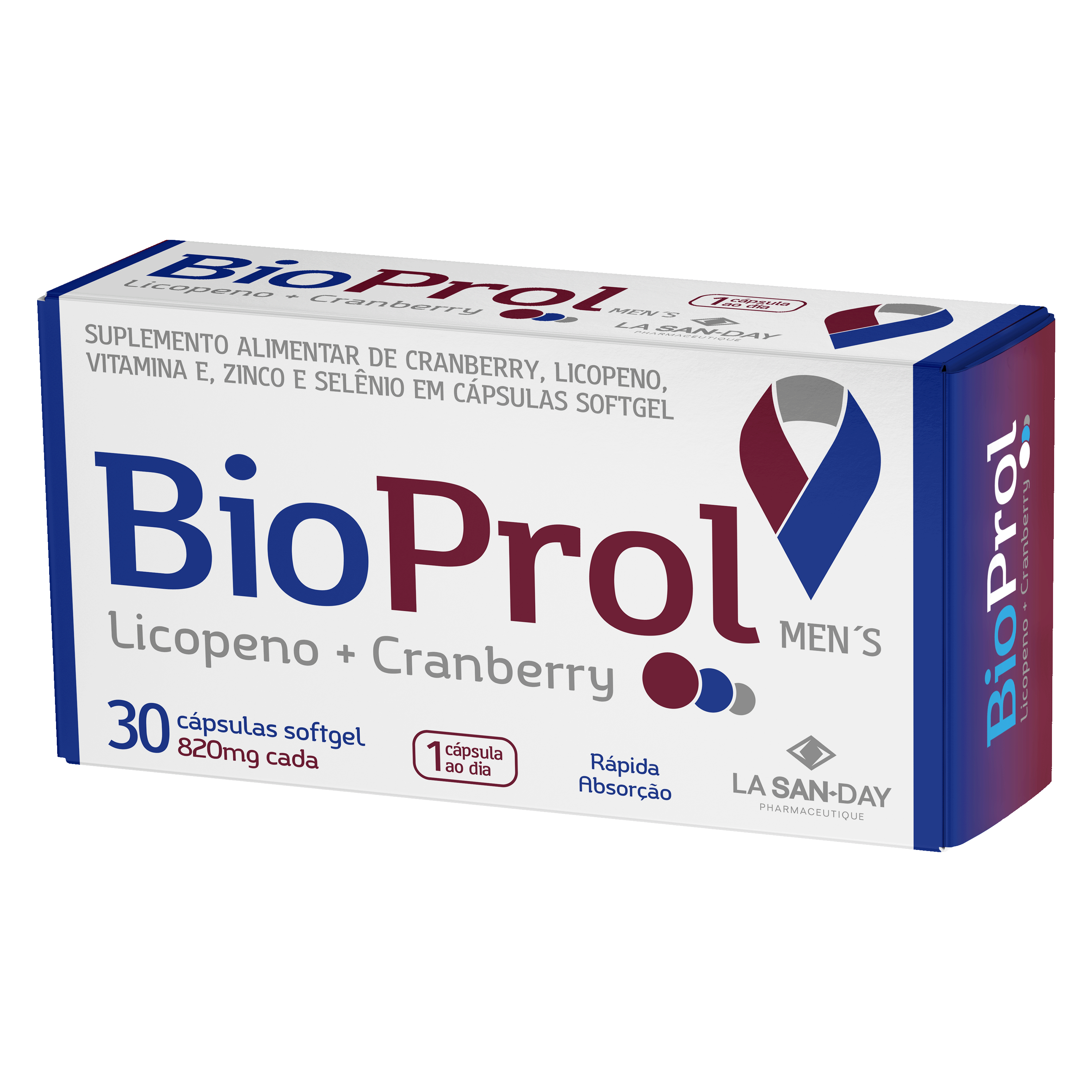 Suplemento de Cranberry, Zinco e Selênio 30 Cápsulas