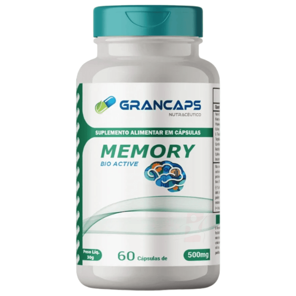 MEMORY BIO ACTIVE AUXÍLIO DA MEMÓRIA VITAMINAS GRANCAPS 60 CAPS