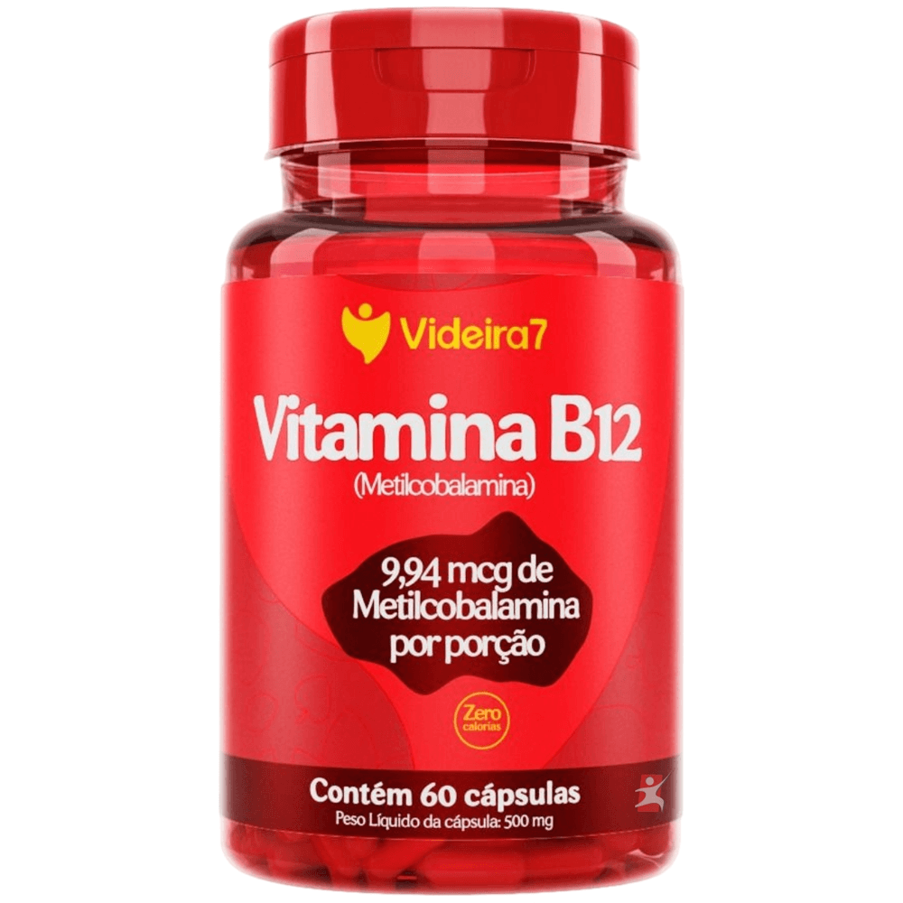METILCOBALAMINA VITAMINA B12 414% DA IDR  VIDEIRA 7 60 CÁPSULAS