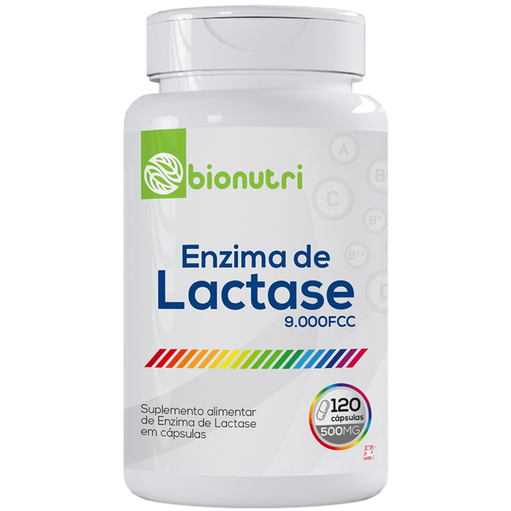 ENZIMA LACTASE BIONUTRI 120 CÁPSULAS