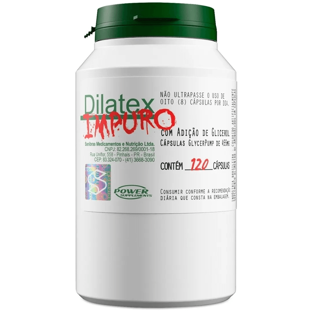DILATEX IMPURO GLYCEPUMP POWER SUPPLEMENTS 120 CAPS