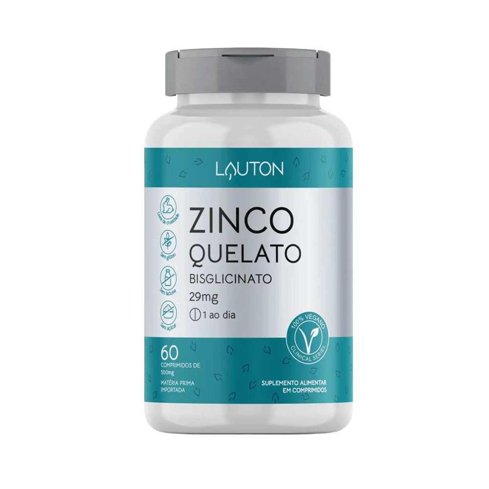 Zinco Quelato 60 Comprimidos