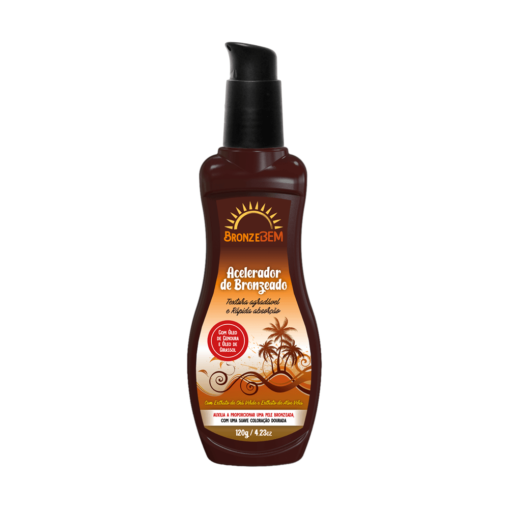 Acelerador De Bronzeado Com Óleo De Cenoura 120g