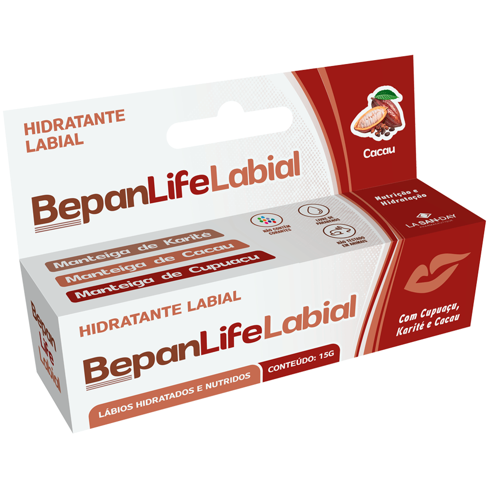 Bepanlife Hidratante Labial Cacau 15g