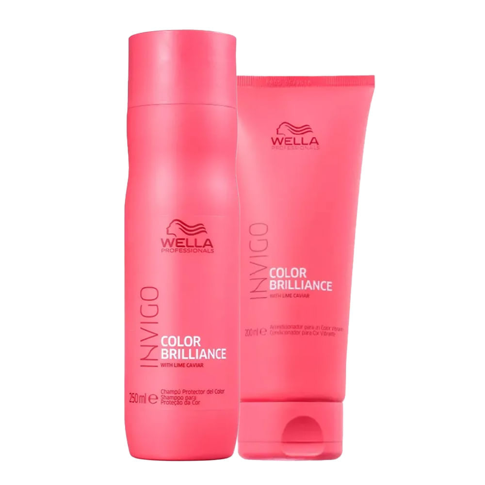 Kit Shampoo + Condicionador Wella Invigo Color Brilliance