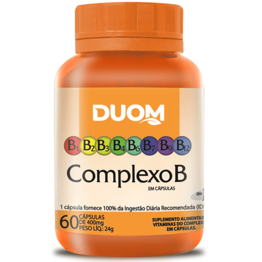 Complexo B Mix com 8 Vitaminas Duom 60 Cápsulas