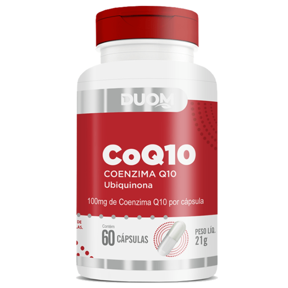COQ10 Ubiquinona 100mg 60 Cápsulas Duom