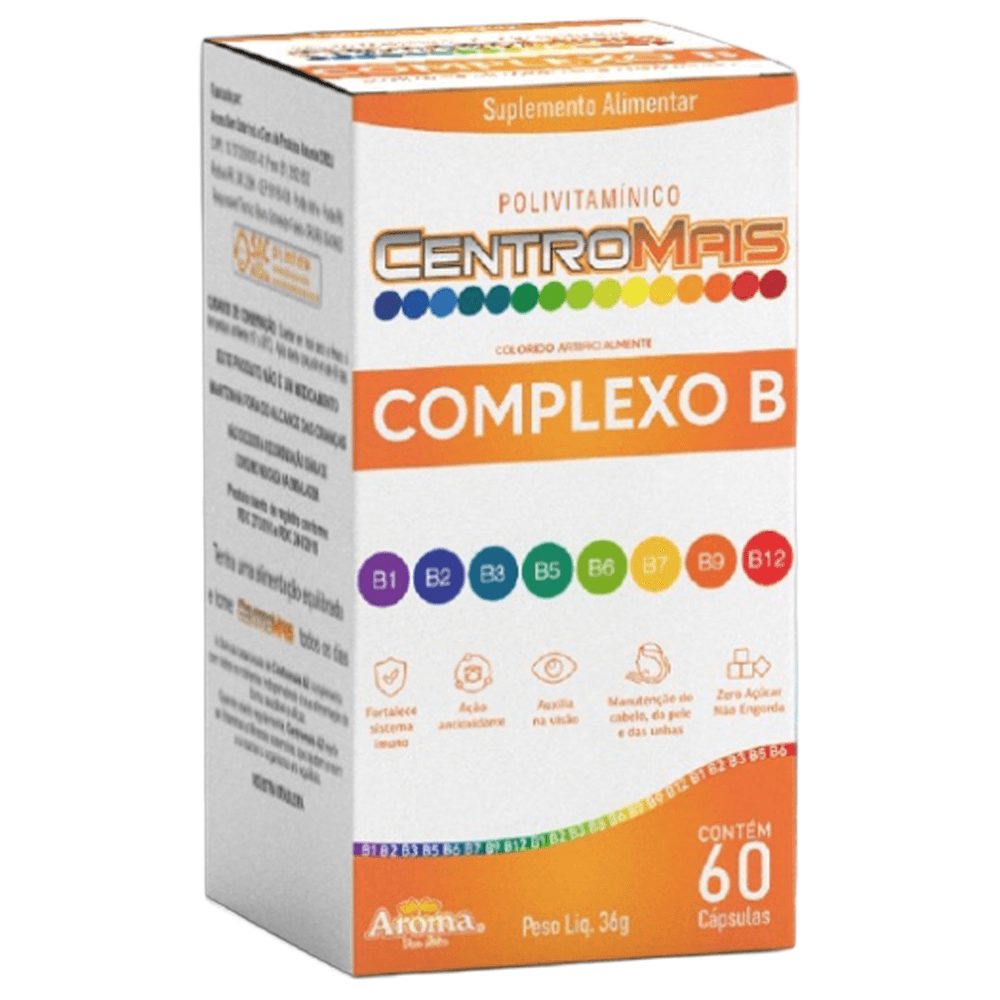 Complexo B Centro Mais 60 Caps