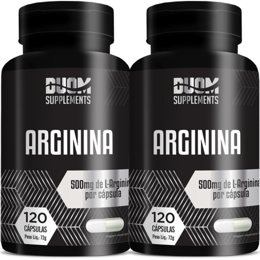 Kit 2 Arginina 120 Cáps Cada Duom