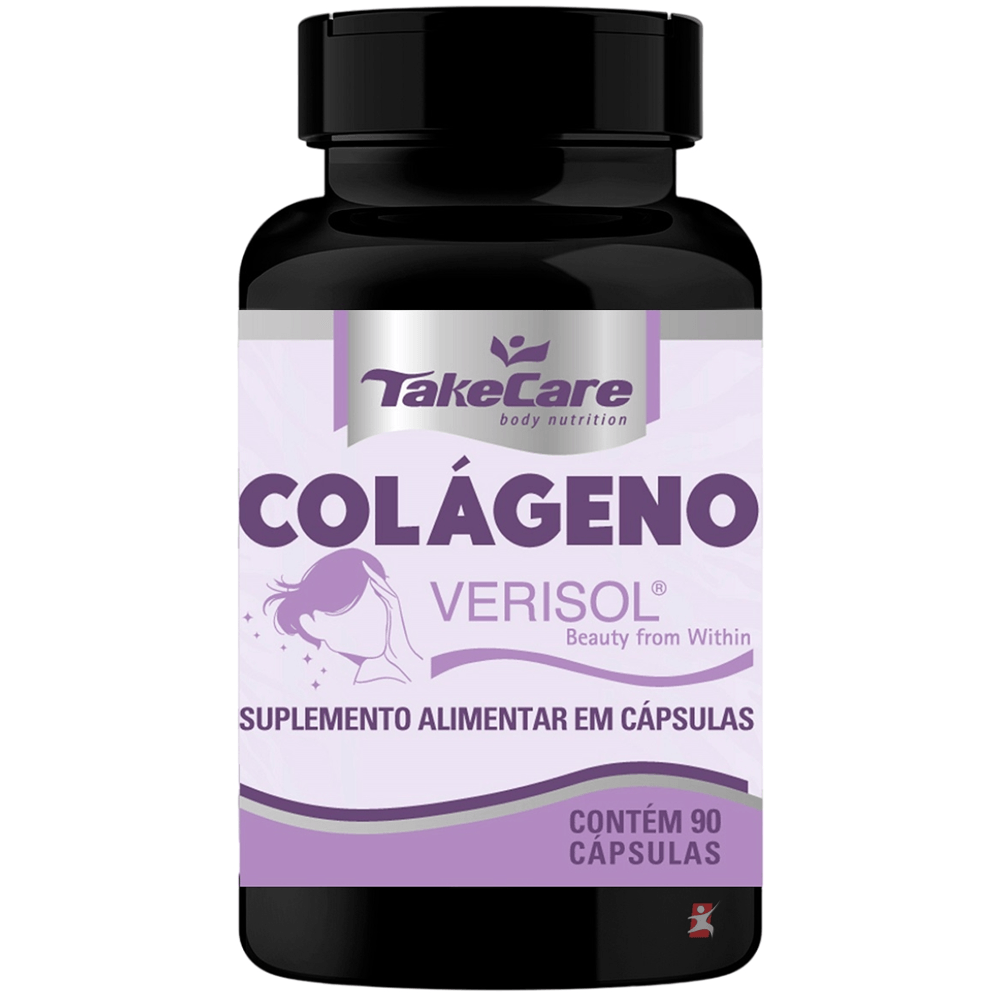 COLÁGENO VERISOL COM VITAMINAS E MINERAIS 90 CAPSULAS TAKE CARE