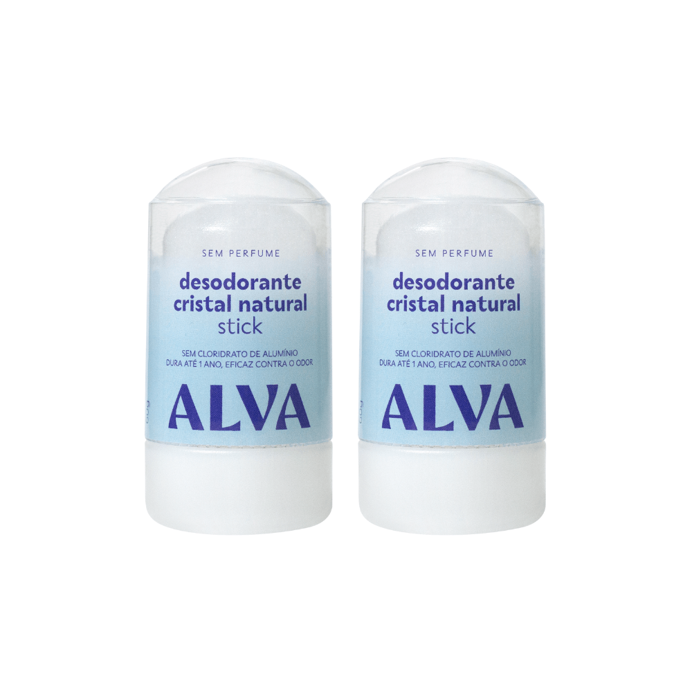 Kit 2 Desodorantes Cristal Alva