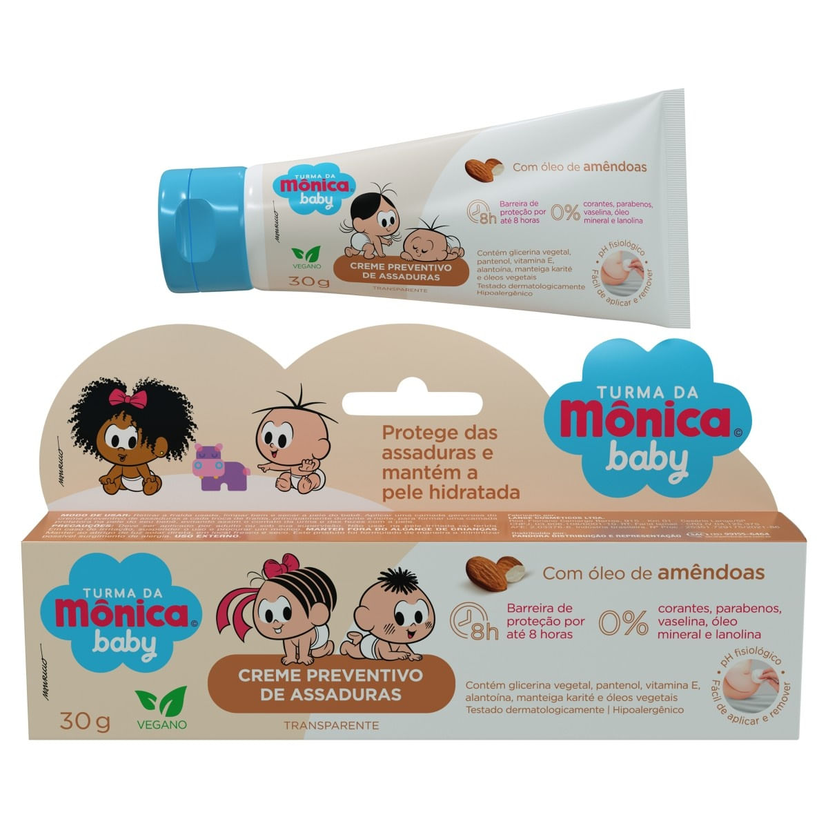 Creme Assadura Infantil Turma Da Mônica 30g Transparente