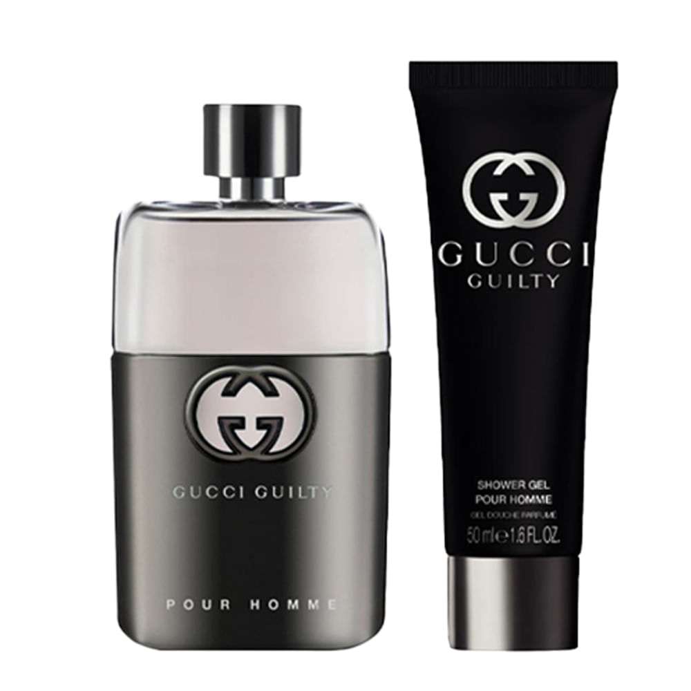 Kit Gucci Guilty Masculino EdT 50ml + Gb 50ml