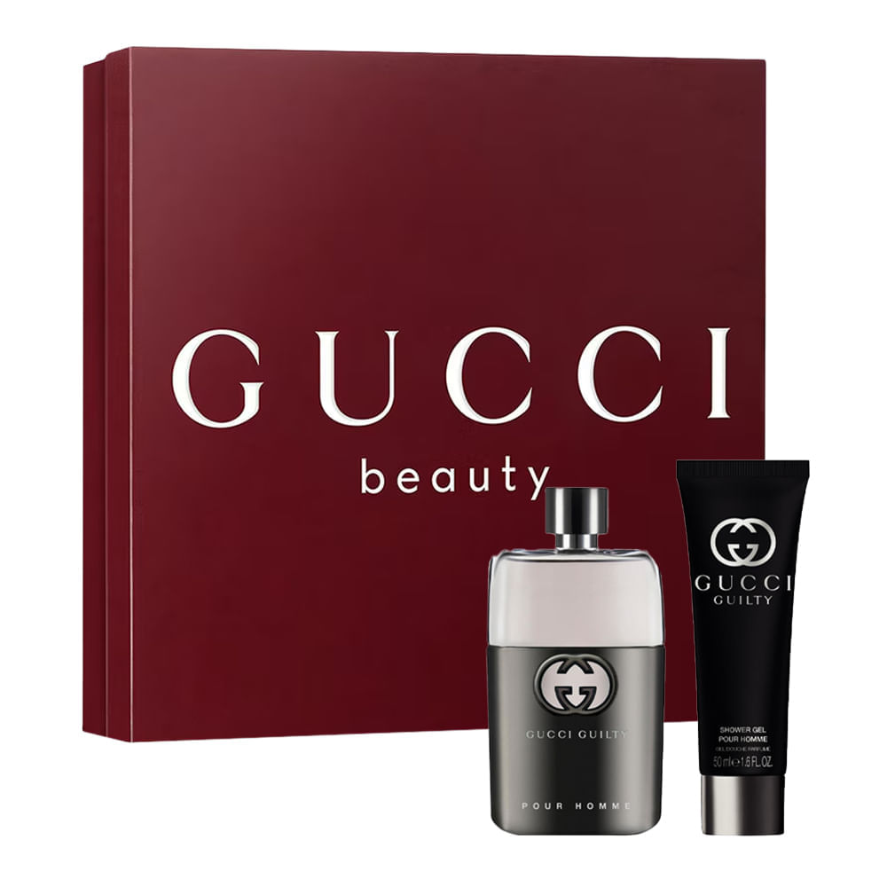 Kit Gucci Guilty Masculino EdT 50ml + Gb 50ml