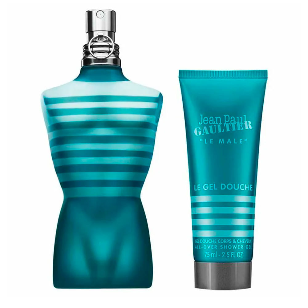 Kit Jean Paul Gaultier Le Male Eau de Toilette Perfume Masculino 125ml + Shower Gel 75ml