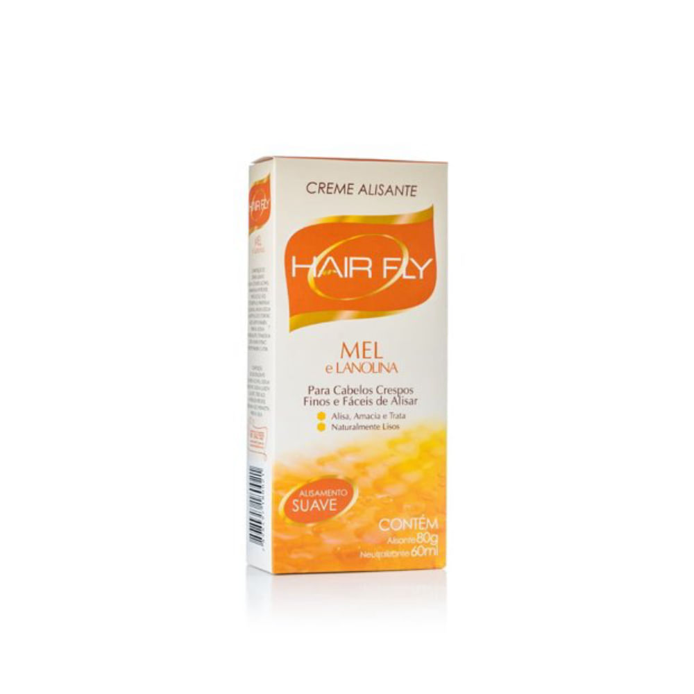 Creme Alisante Hair Fly 80g Mel
