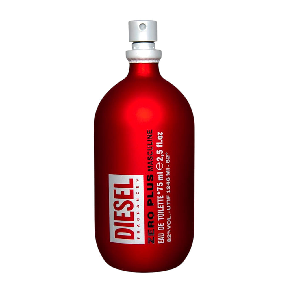 Diesel Zero Plus Masculine Eau de Toilette Perfume Masculino 75ml