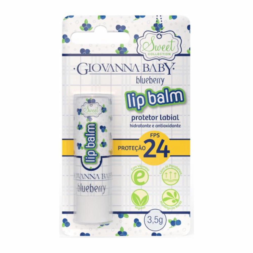 Protetor Labial Giovanna Baby  Blueberry 3,5g