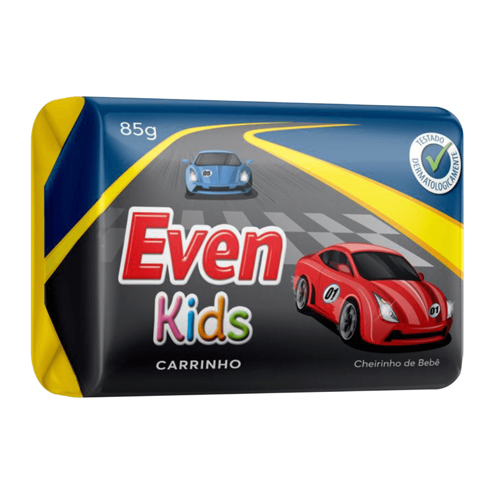 Sabonete Infantil Even Kids Carrinho 85g
