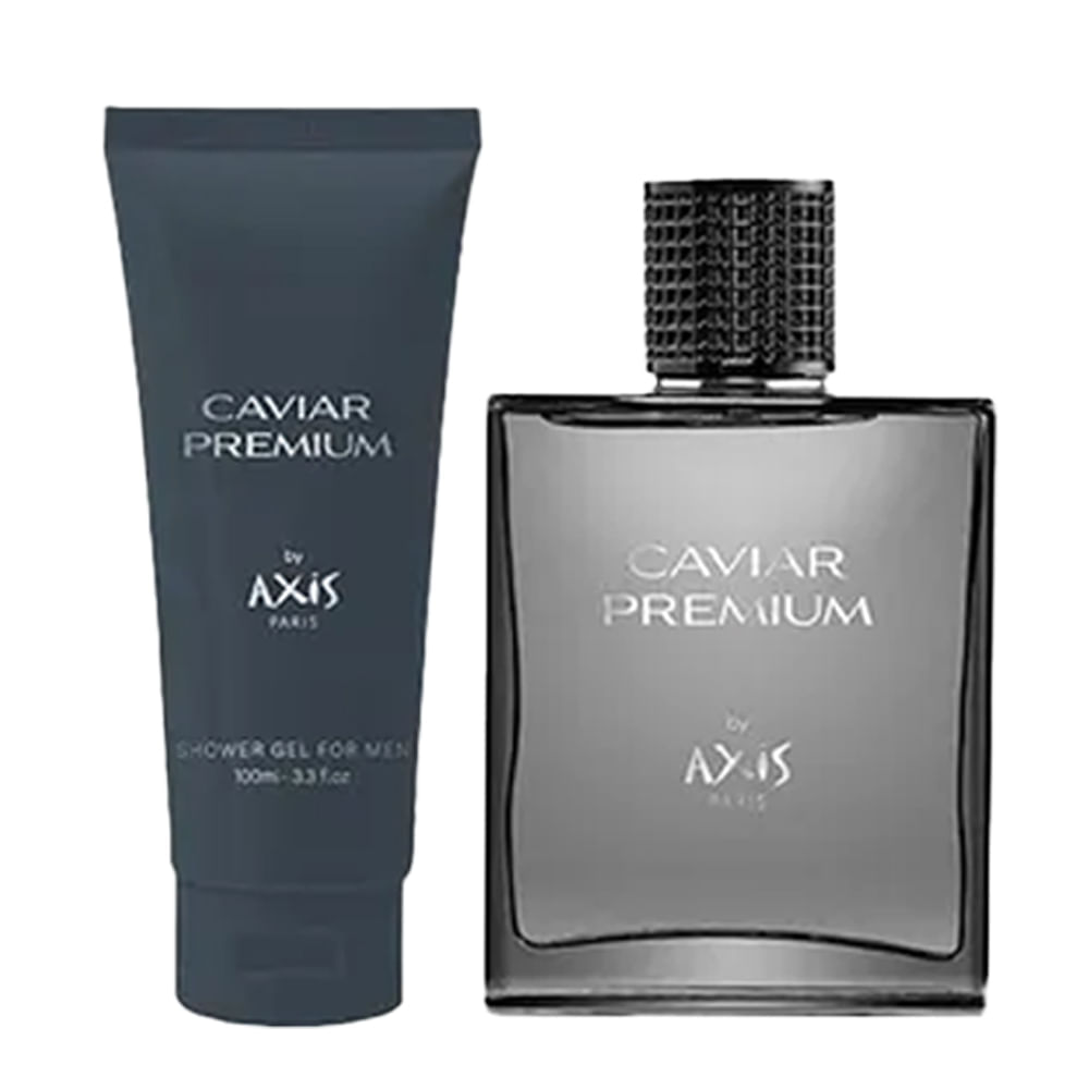 Kit Axis Caviar Premium Masculino EdT 100ml + SG 100ml
