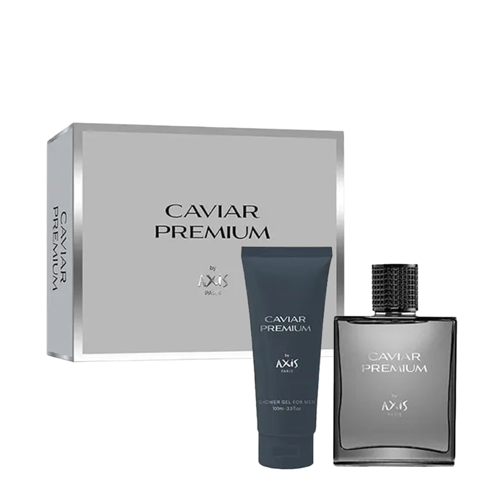 Kit Axis Caviar Premium Masculino EdT 100ml + SG 100ml